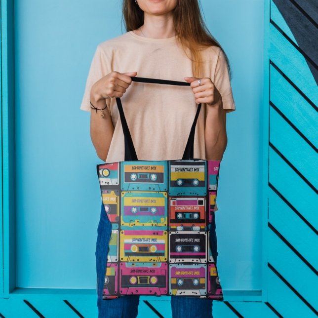 Bolso De Tela Nombre personalizado de la cinta de cassette Guay  (Subido por el creador)