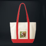 Bolso De Tela Nombre personalizado de la foto del perro del<br><div class="desc">Diseño personalizado del nombre de la foto del perro del beagle y del perro - modifique este recuerdo para requisitos particulares con una foto cargada de su beagle el nombre del perro o añada su propio texto - amamos el "nombre del perro", el cumpleaños del perro o el día de...</div>