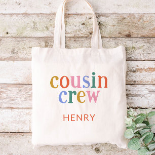 Bolso De Tela Nombre personalizado de la tripulación de primo co