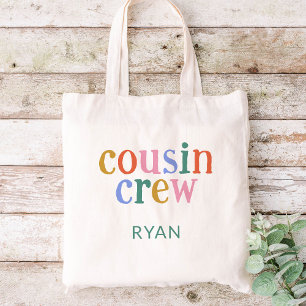 Bolso De Tela Nombre personalizado de la tripulación de primo co