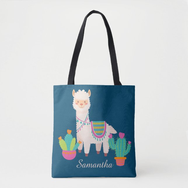 Bolso De Tela Nombre personalizado de llamada personalizada (Anverso)