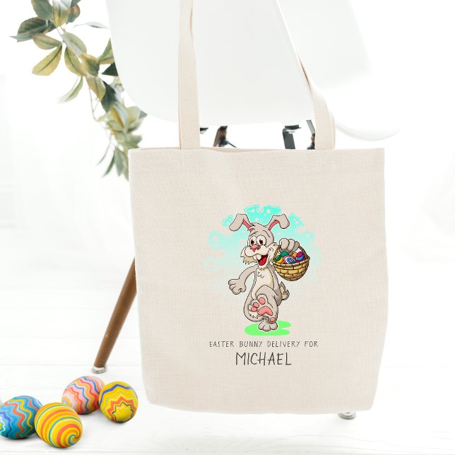 Bolso De Tela Nombre personalizado de los huevos de Pascua de Co (Subido por el creador)