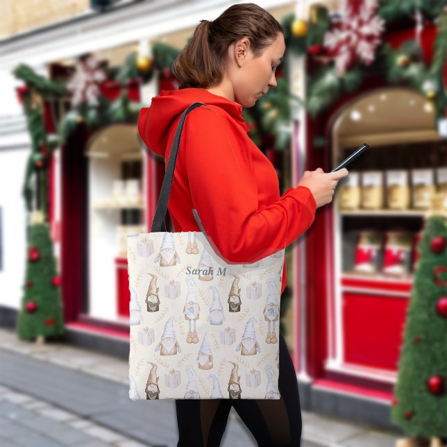 Bolso De Tela Nombre personalizado de los Navidades nórdicos Gno (Subido por el creador)