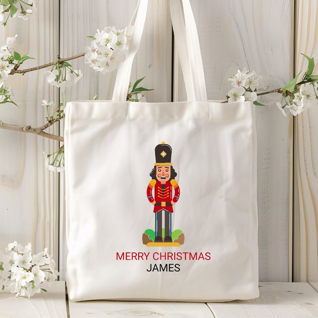Bolso De Tela Nombre personalizado de Navidades de soldados de j (Subido por el creador)