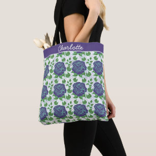Bolso De Tela Nombre personalizado de patrón ininterrumpido de c