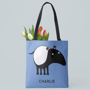 Bolso De Tela Nombre personalizado de Tapir
