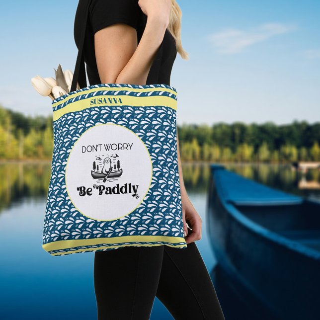 Bolso De Tela Nombre personalizado del patrón de agua de la mari (Subido por el creador)