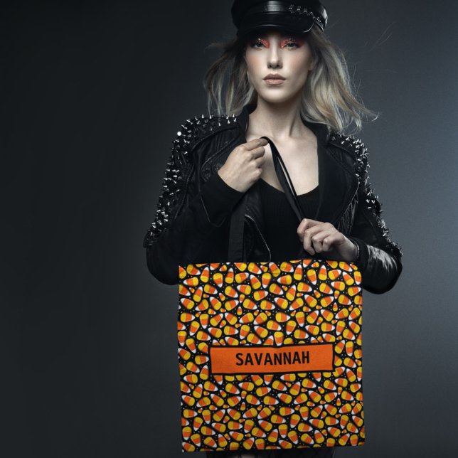 Bolso De Tela Nombre personalizado del patrón de maíz dulce Hall (Subido por el creador)