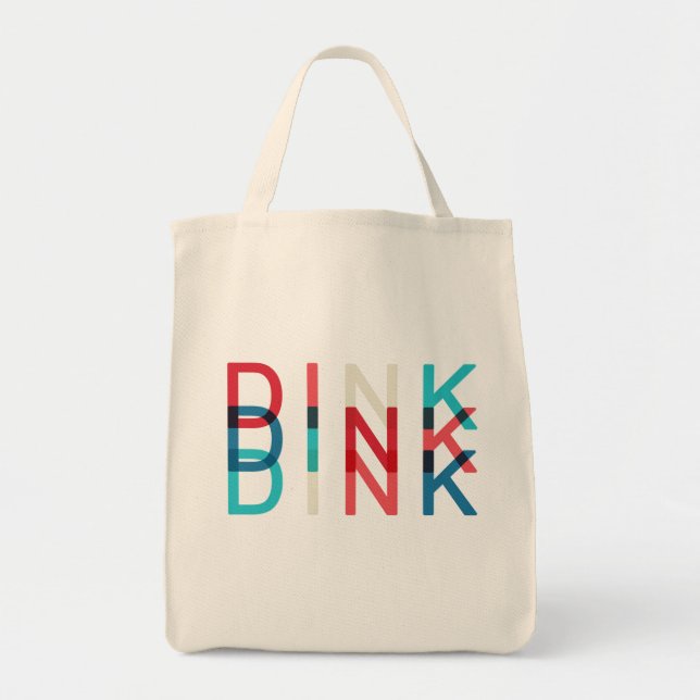 Bolso De Tela Nombre personalizado Dink Personalizado Juego de P (Frente)