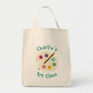 Bolso De Tela NOMBRE personalizado Escuela de arte Artista creat