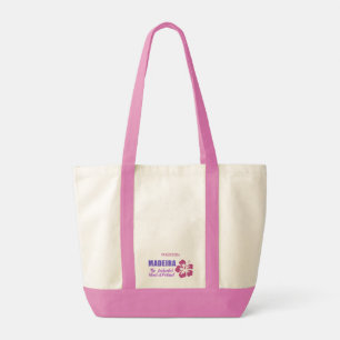 Bolso De Tela Nombre personalizado Madeira