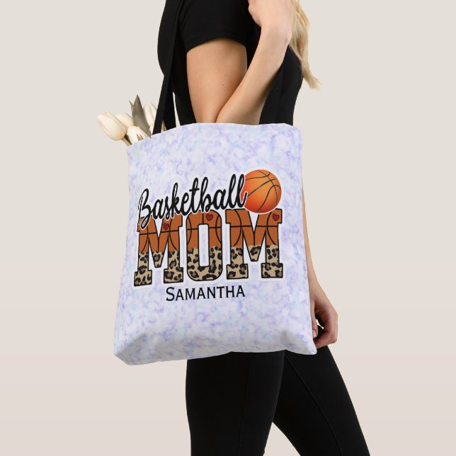 Bolso De Tela Nombre personalizado Madre de básquetbol | Día de  (Detalle)