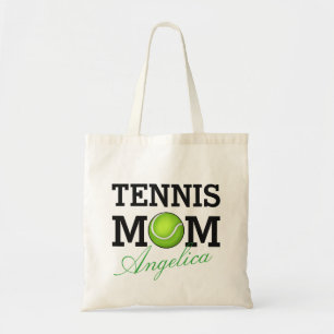 Bolso De Tela Nombre personalizado mamá del tenis