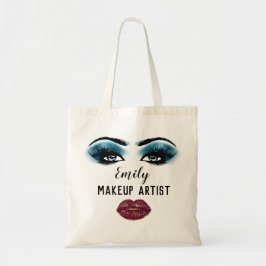 Bolso De Tela Nombre personalizado maquillaje Artista Kiss Novia