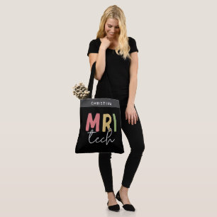 Bolso De Tela Nombre personalizado MRI Tech   Regalos Tecnológic