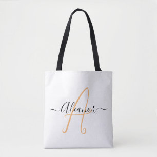 Bolso De Tela Nombre personalizado regalo elegante de la madre