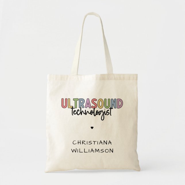 Bolso De Tela Nombre personalizado Regalos de Tecnólogos de Ultr (Frente)