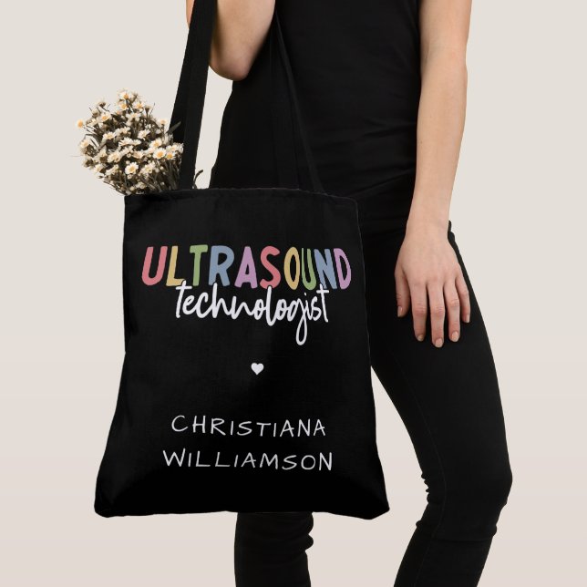 Bolso De Tela Nombre personalizado Regalos de Tecnólogos de Ultr (Detalle)