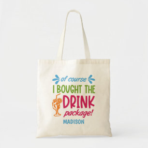 Bolso De Tela Nombre personalizado, texto, crucero de año