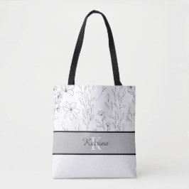 Bolso De Tela Nombre personalizado Tote Bag