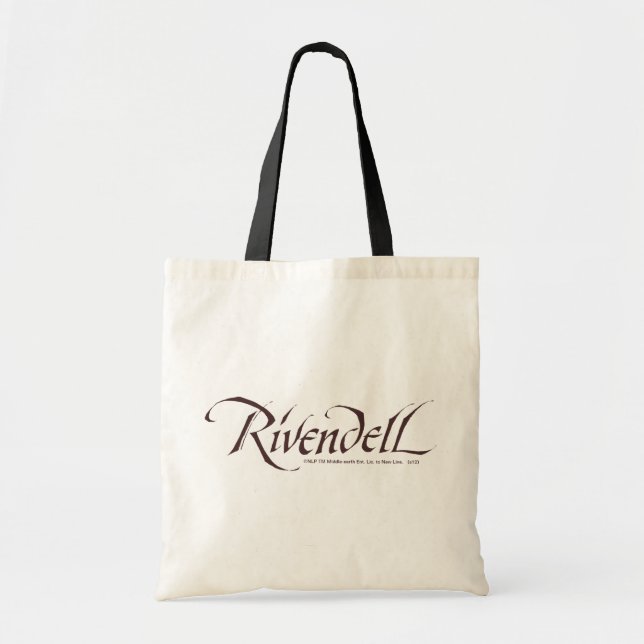 Bolso De Tela Nombre Rivendell Sólido (Frente)