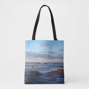 Bolso De Tela Nombre rosa Higgins Beach Zen Ocean Sunrise