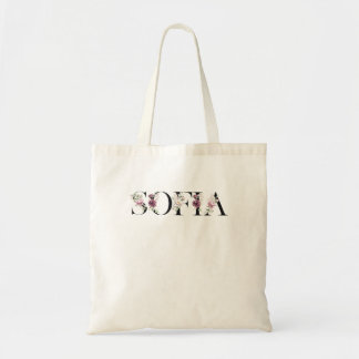Bolso De Tela Nombre Sofía.