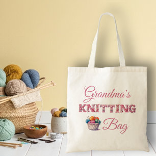 Bolso De Tela Nombre Tejiendo