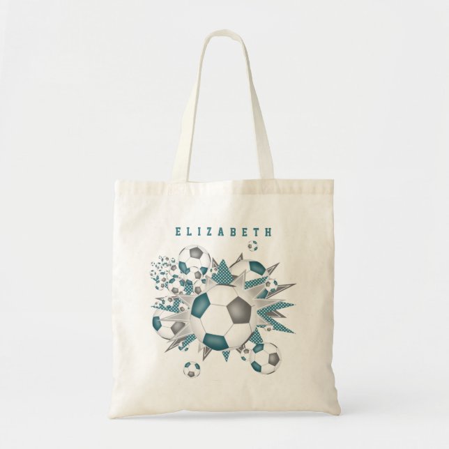 Bolso De Tela nombres de chicas de estrellas de baloncesto gris  (Frente)