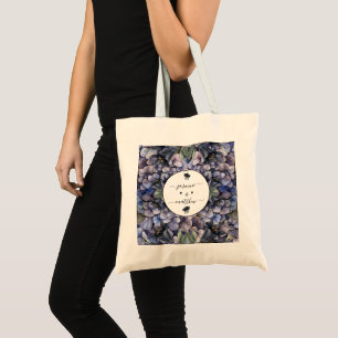 Bolso De Tela Nombres de Parejas Clásicas Florales Negras Malhum