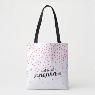 Bolso De Tela Nonna Más Querida por los Corazones