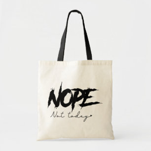 Bolso De Tela Nope Hoy No Sassy