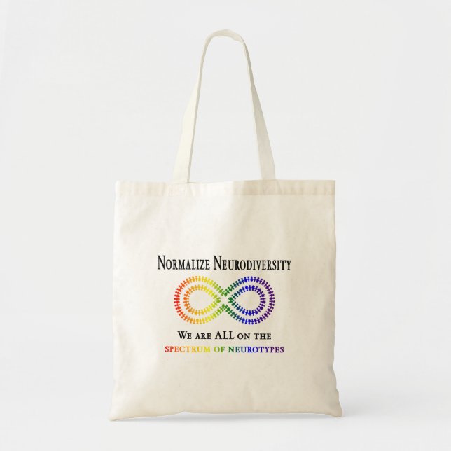 Bolso De Tela Normalizar la Neurodiversidad (Frente)