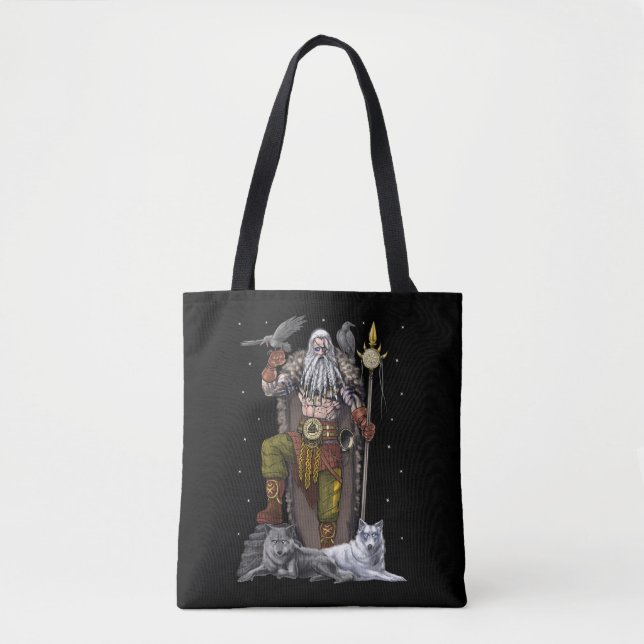 Bolso De Tela Norse Viking God Odin (Anverso)