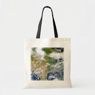 Bolso De Tela Norteamérica Con Humo Visible En Lugares.