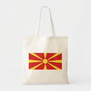 Bolso De Tela North Macedonia Flag