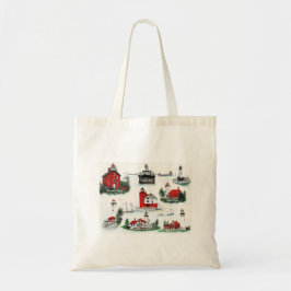 BOLSO DE TELA NORTHERN LAKE HURON LIGHTHOUSES 