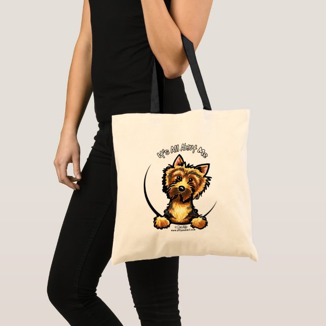 Bolso De Tela Norwich Terrier Es Todo Sobre Mí (Anverso (producto))