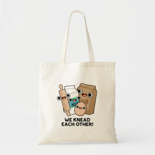 Bolso De Tela Nos Arrojamos Unos A Otros Divertidos Pun De Horno