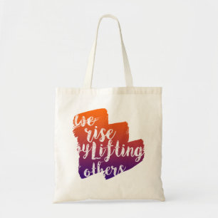 Bolso De Tela Nos levantamos levantando a otros