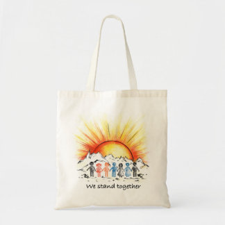 Bolso De Tela Nos mantenemos juntos