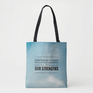 Bolso De Tela Nos prueban a veces