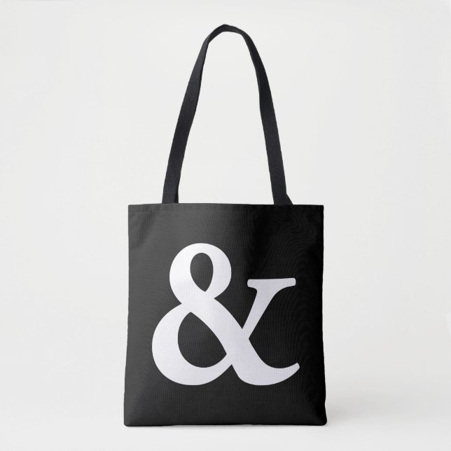 Bolso De Tela Nosetouch Press Ampersand Tote Bag (Anverso)