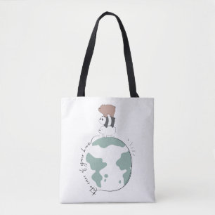 Bolso De Tela Nosotros compartimos los osos - Cuida tu casa