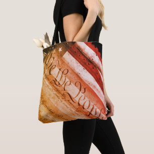 Bolso De Tela NOSOTROS, EL PUEBLO, Bandera Industrial Estadounid