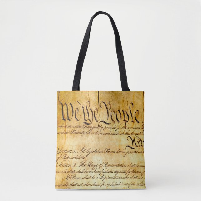Bolso De Tela Nosotros, el pueblo - Constitución (Anverso)