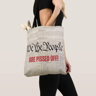 Bolso De Tela Nosotros, el pueblo, estamos fastidiados con la Co