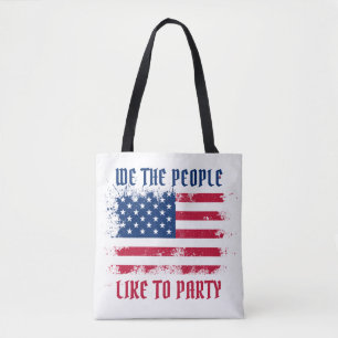 Bolso De Tela Nosotros, el pueblo, la Bandera de Estados Unidos
