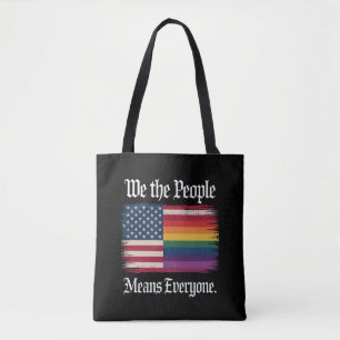 Bolso De Tela Nosotros El Pueblo Significa Todos Usa Igualdad Lg