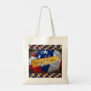 Bolso De Tela Nosotros, la bandera estadounidense del pueblo